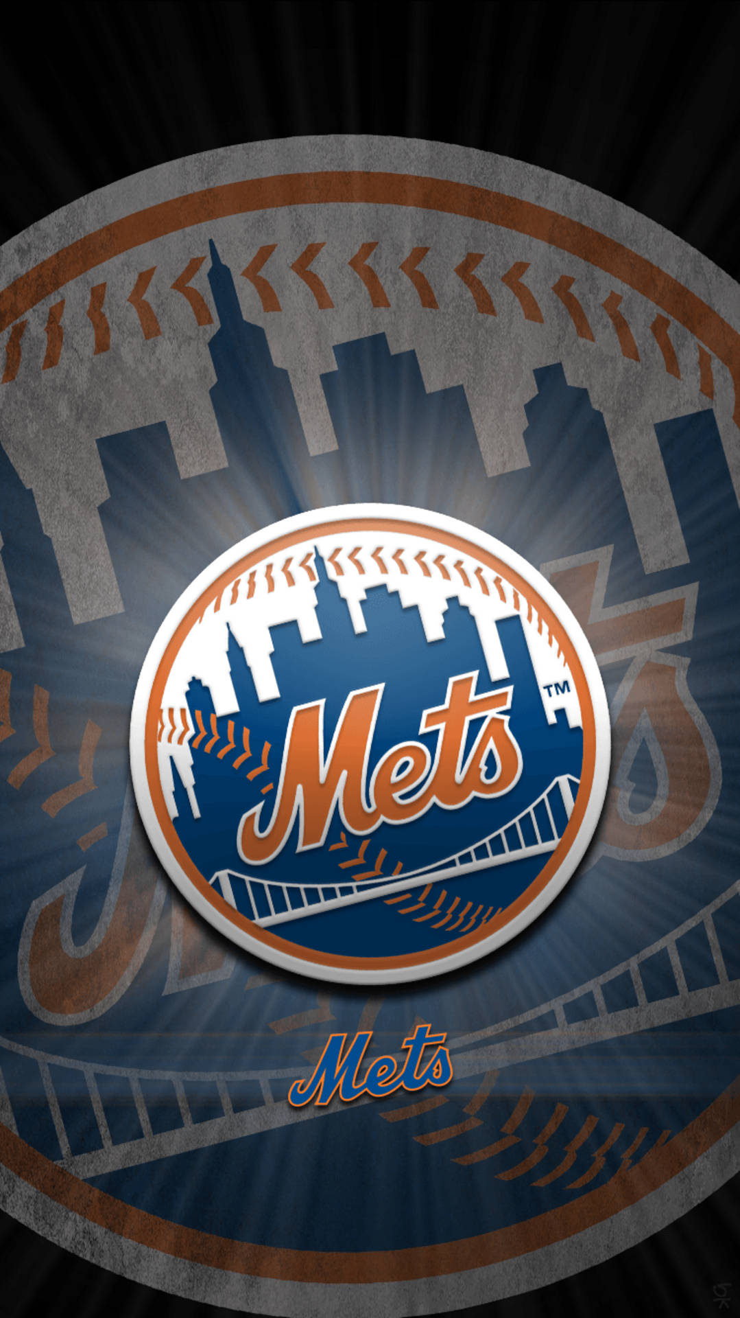 New York Mets Energizing For Victory Background