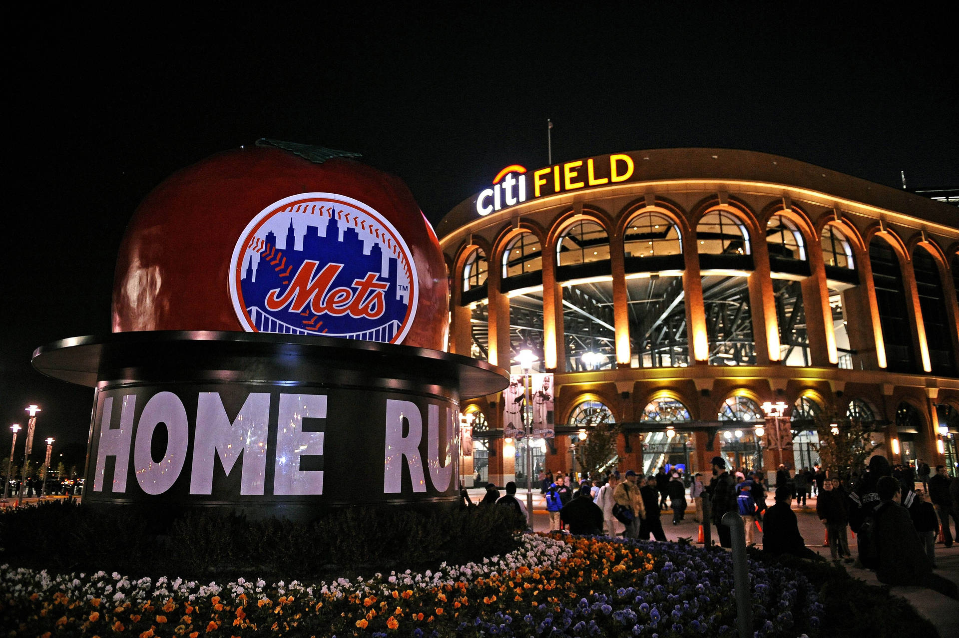 New York Mets Home Run Background