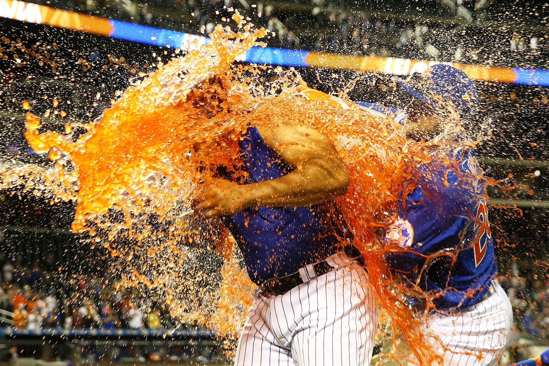 New York Mets Splash Party Background