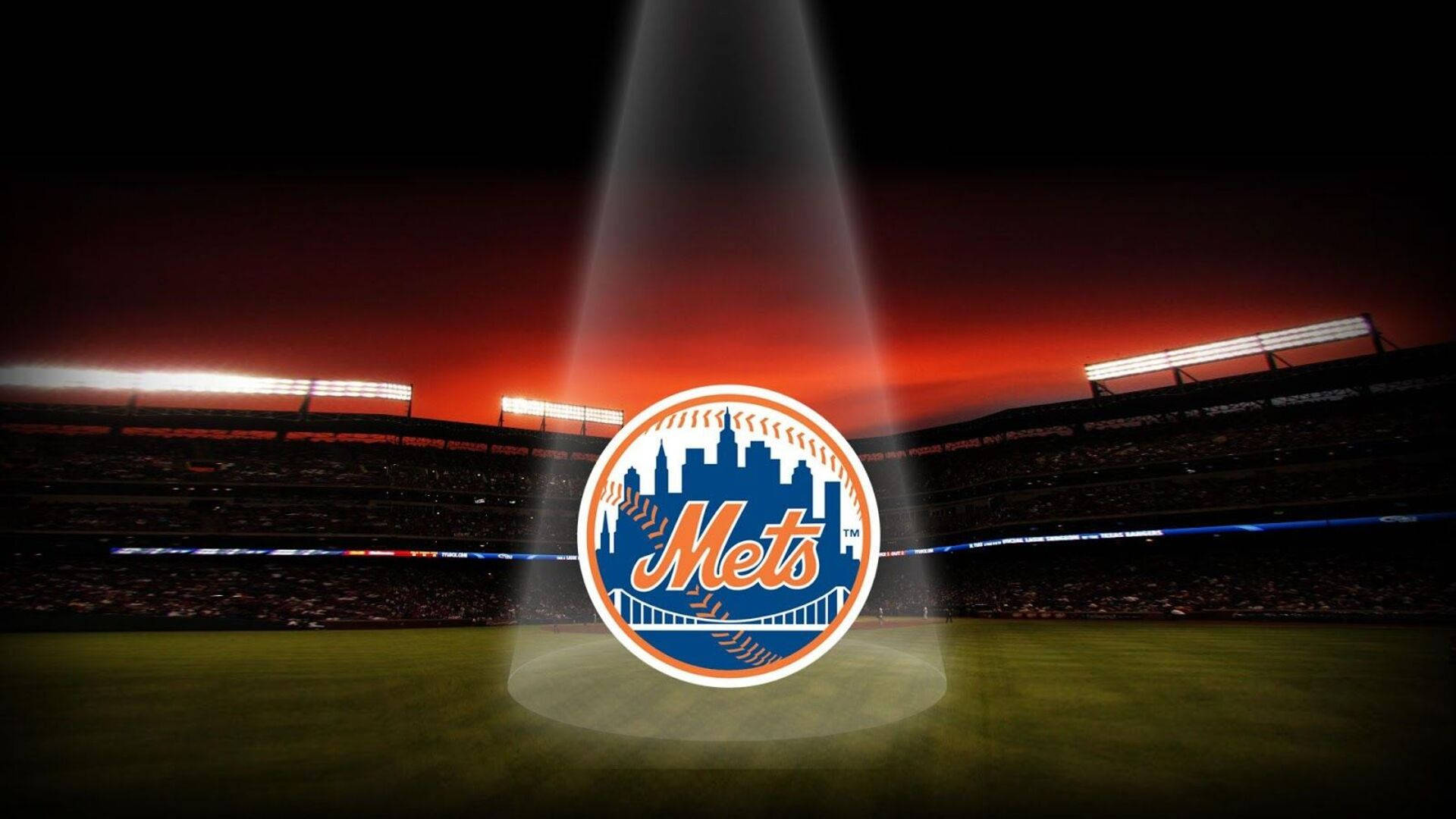 New York Mets Spotlight Background