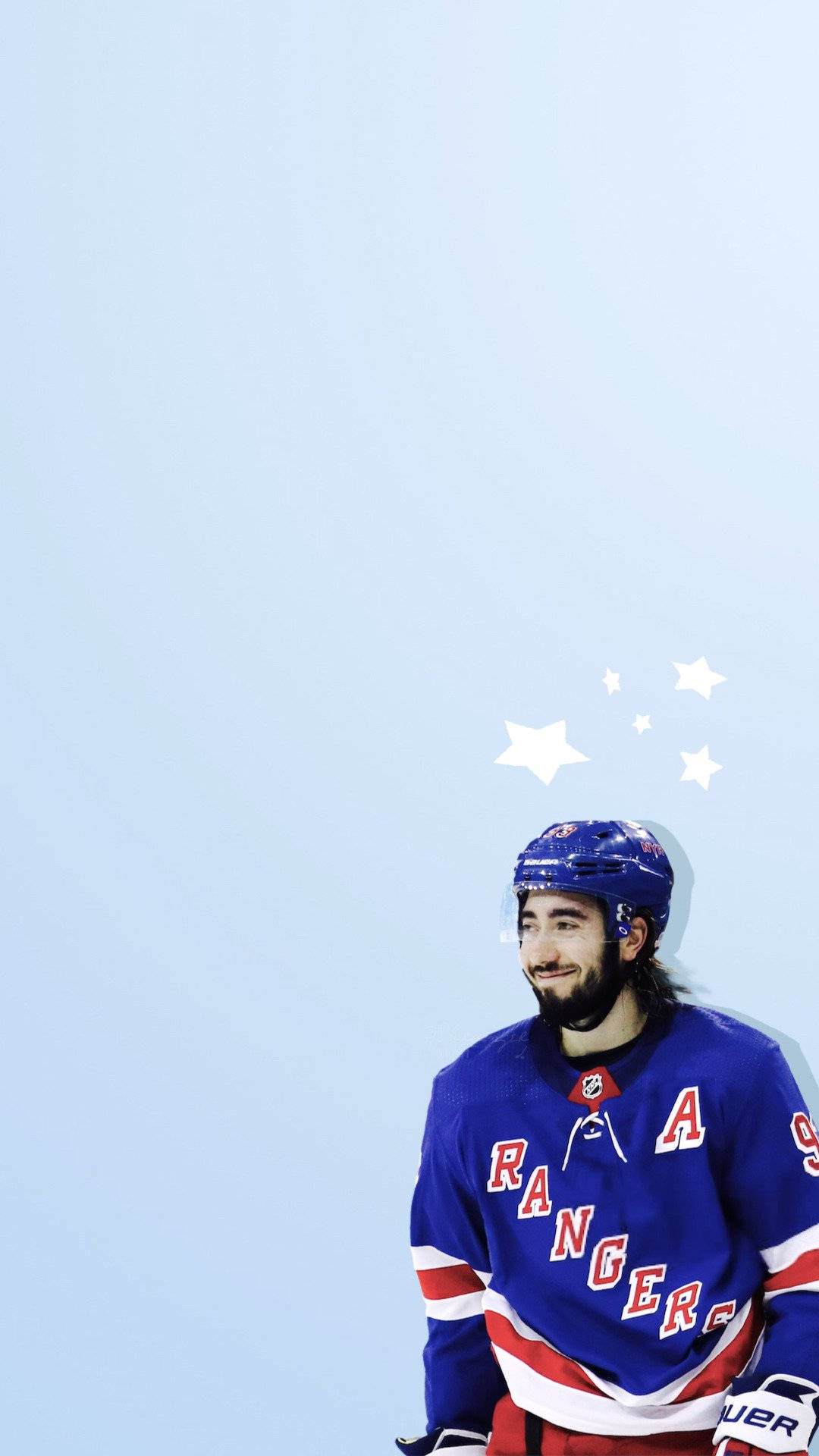 New York Rangers Mika Zibanejad Pastel Aesthetic