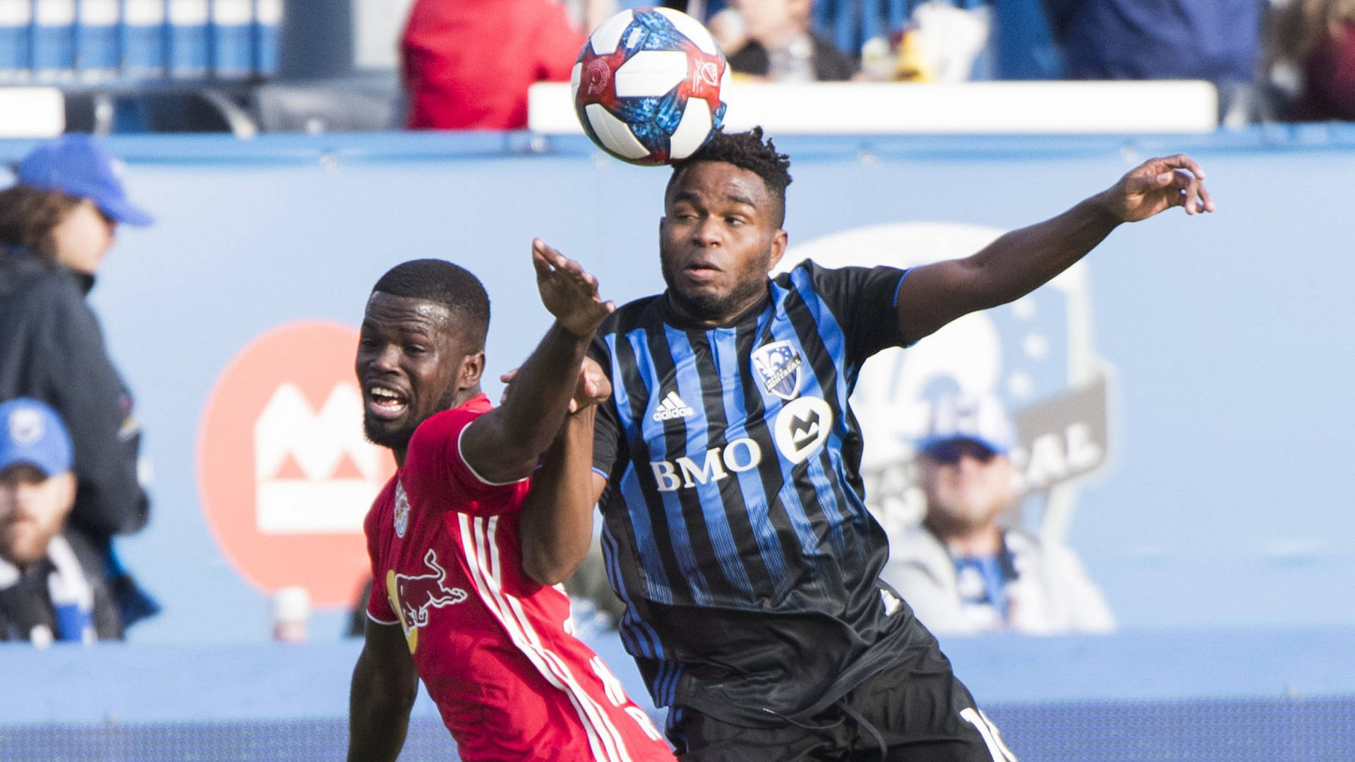 New York Red Bulls Against Montreal Impact Background