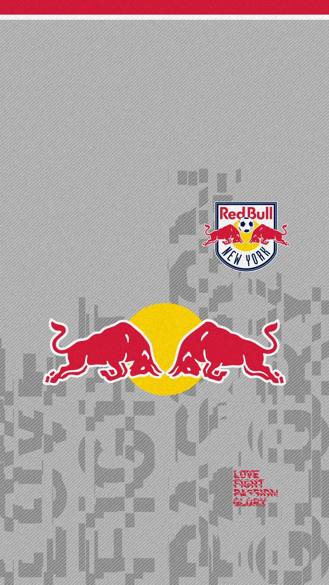 New York Red Bulls Grey Background