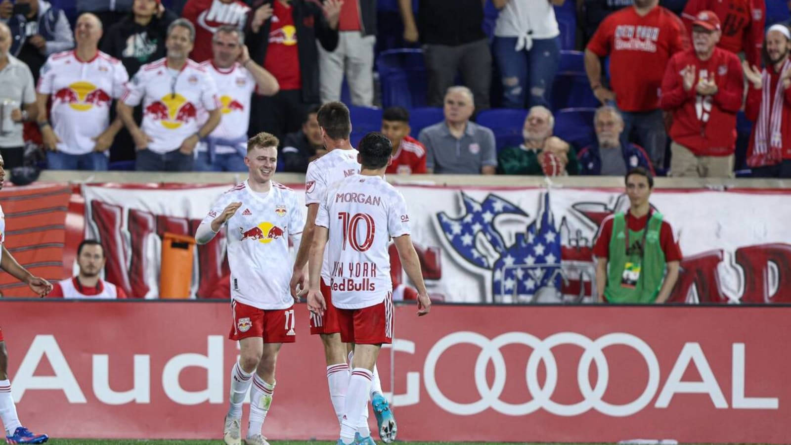 New York Red Bulls Lewis Morgan Background