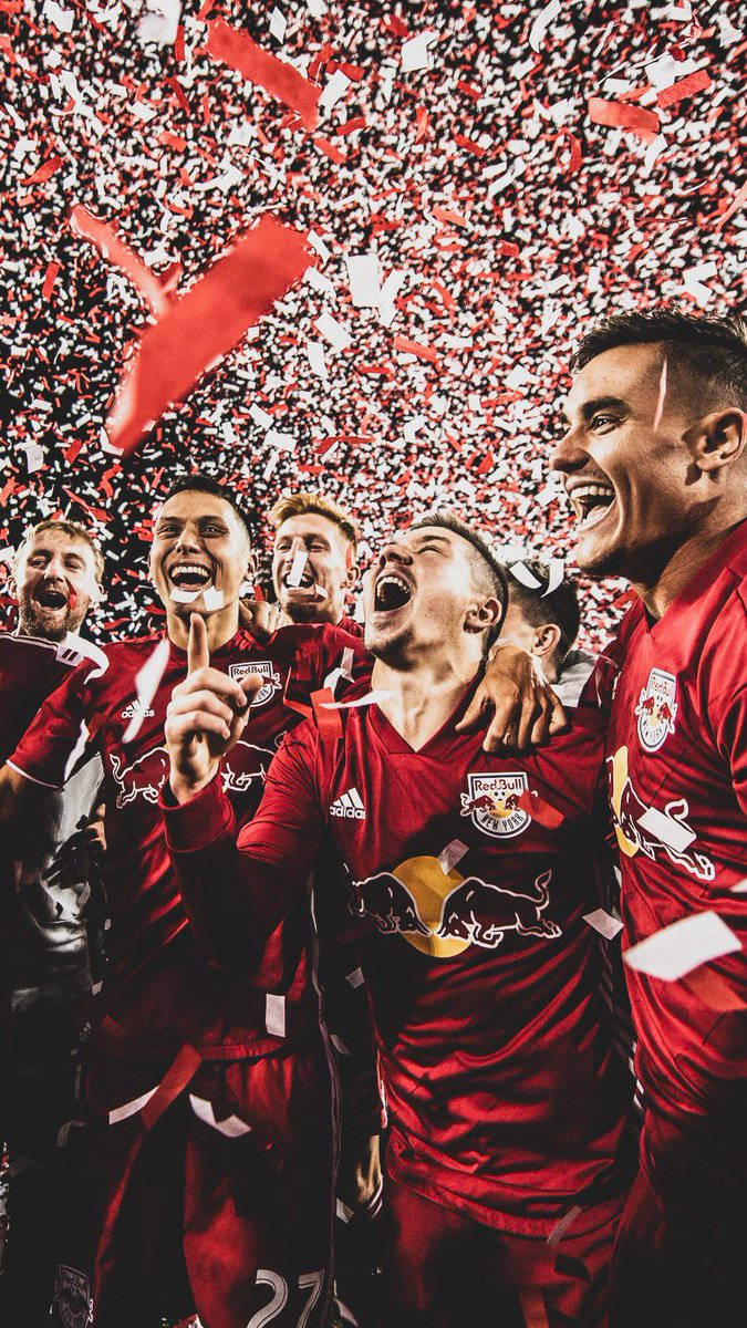 New York Red Bulls Red And White Confetti