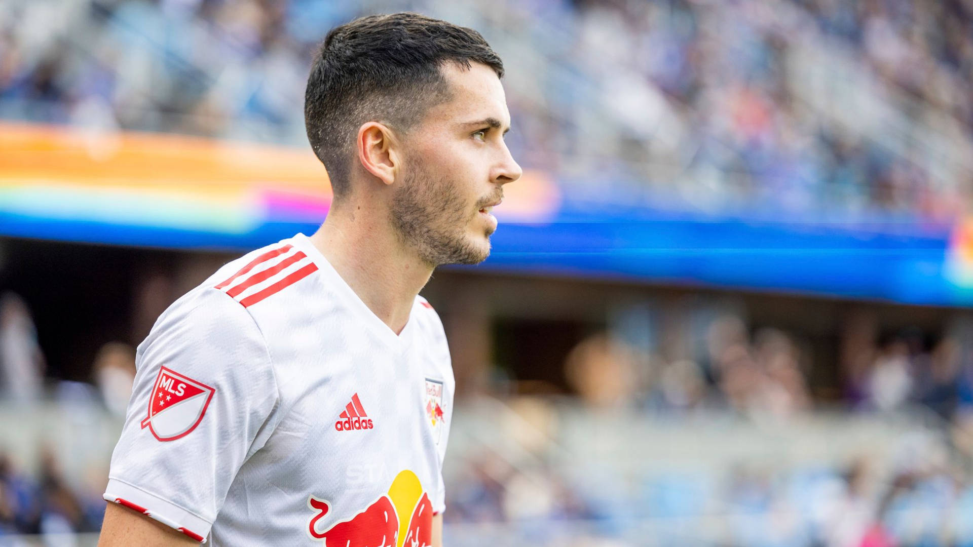 New York Red Bulls Stunned Look Background