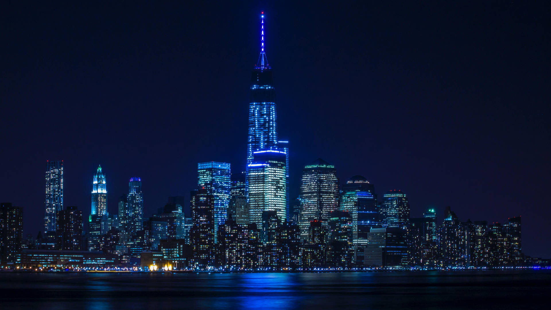 New York Skyline Buildings Background