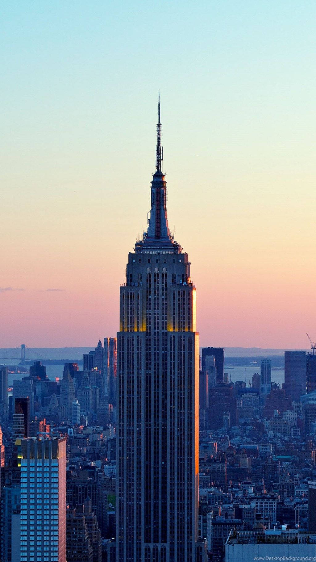 New York Skyline Iphone Empire State Building Background