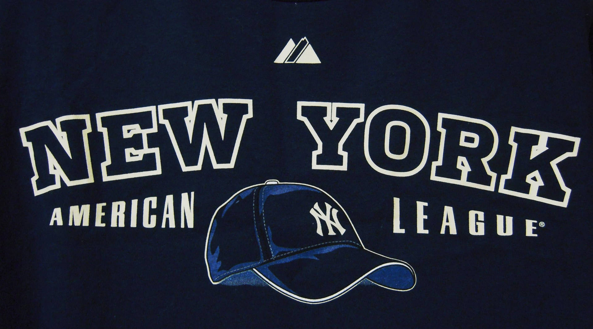 New York Yankees American League Cap Art Background