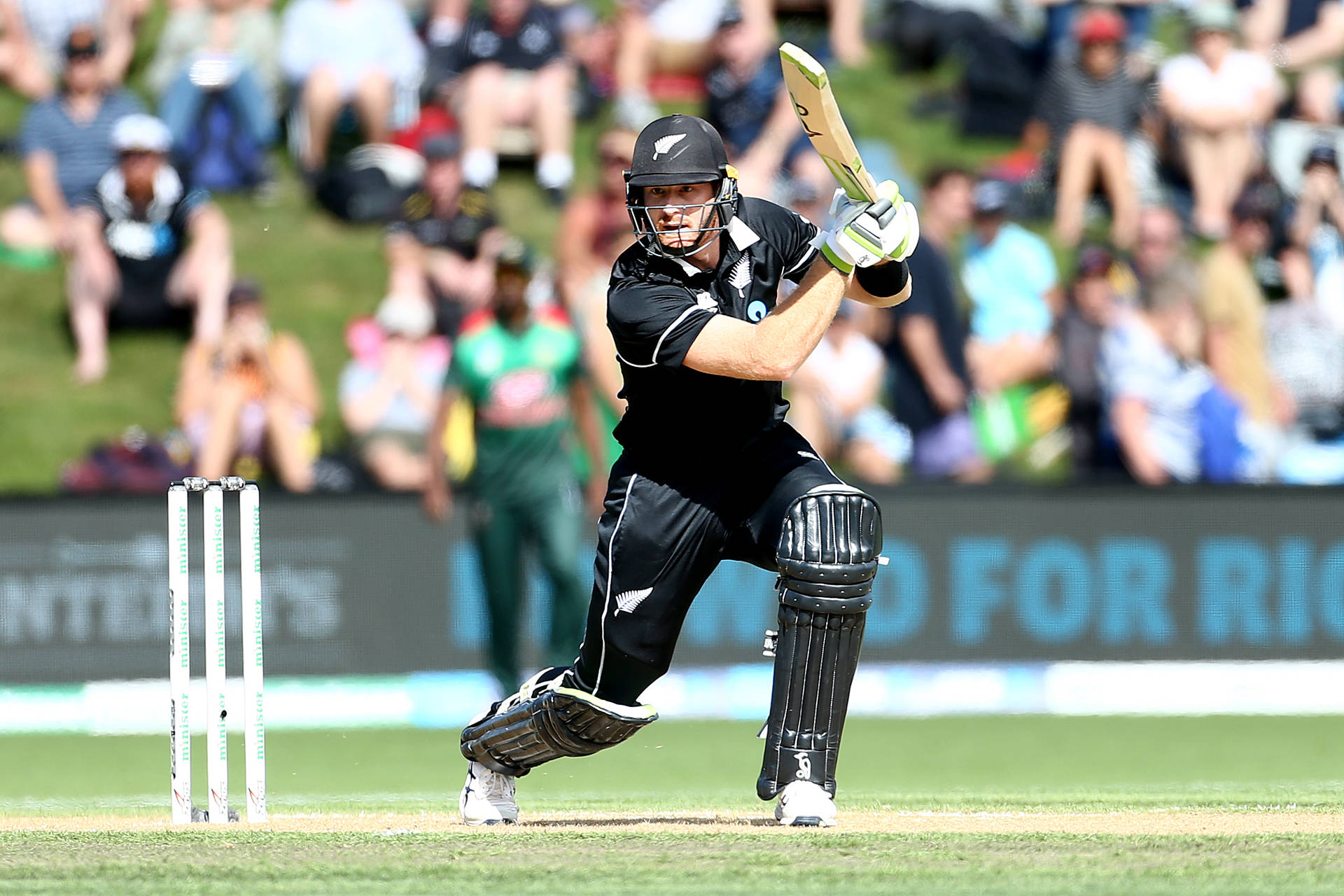 New Zealand Cricket Batsman Martin Guptill Background