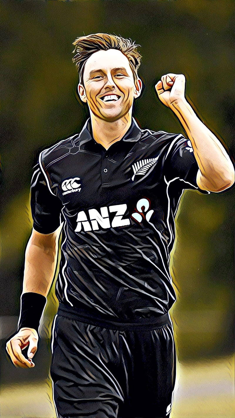 New Zealand Cricket Bowler Trent Boult Background