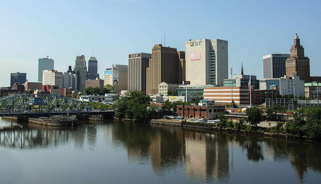 Newark New Jersey In The Daytime Background