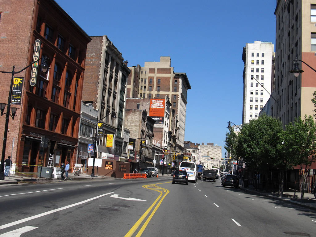 Newark Street In The Daytime Background