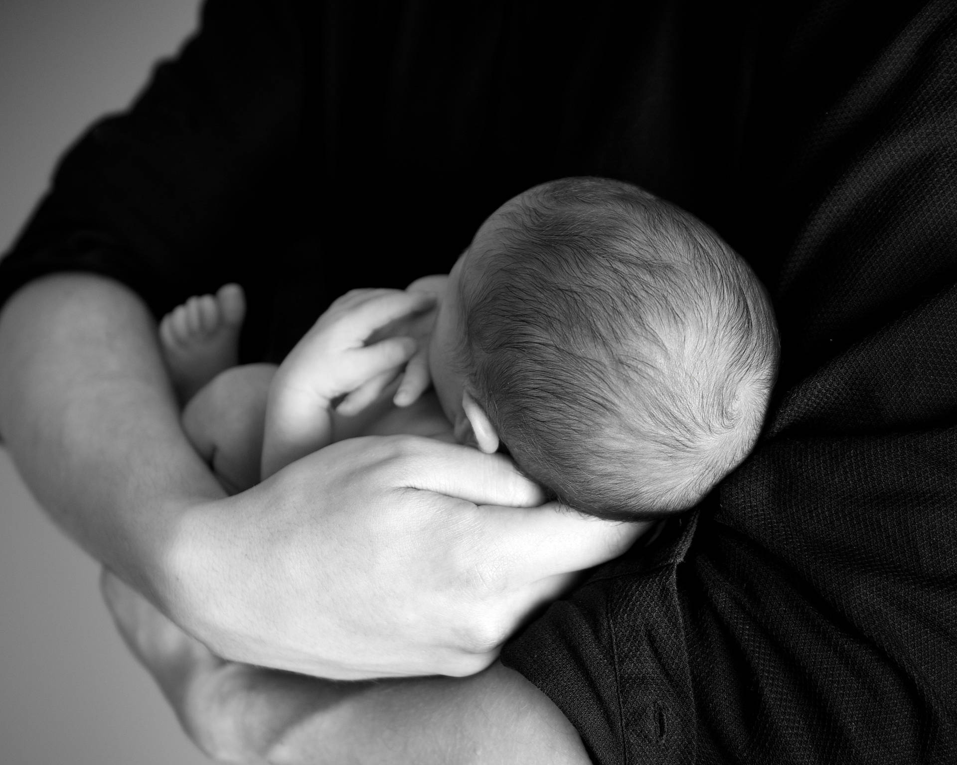 Newborn Baby Girl Father