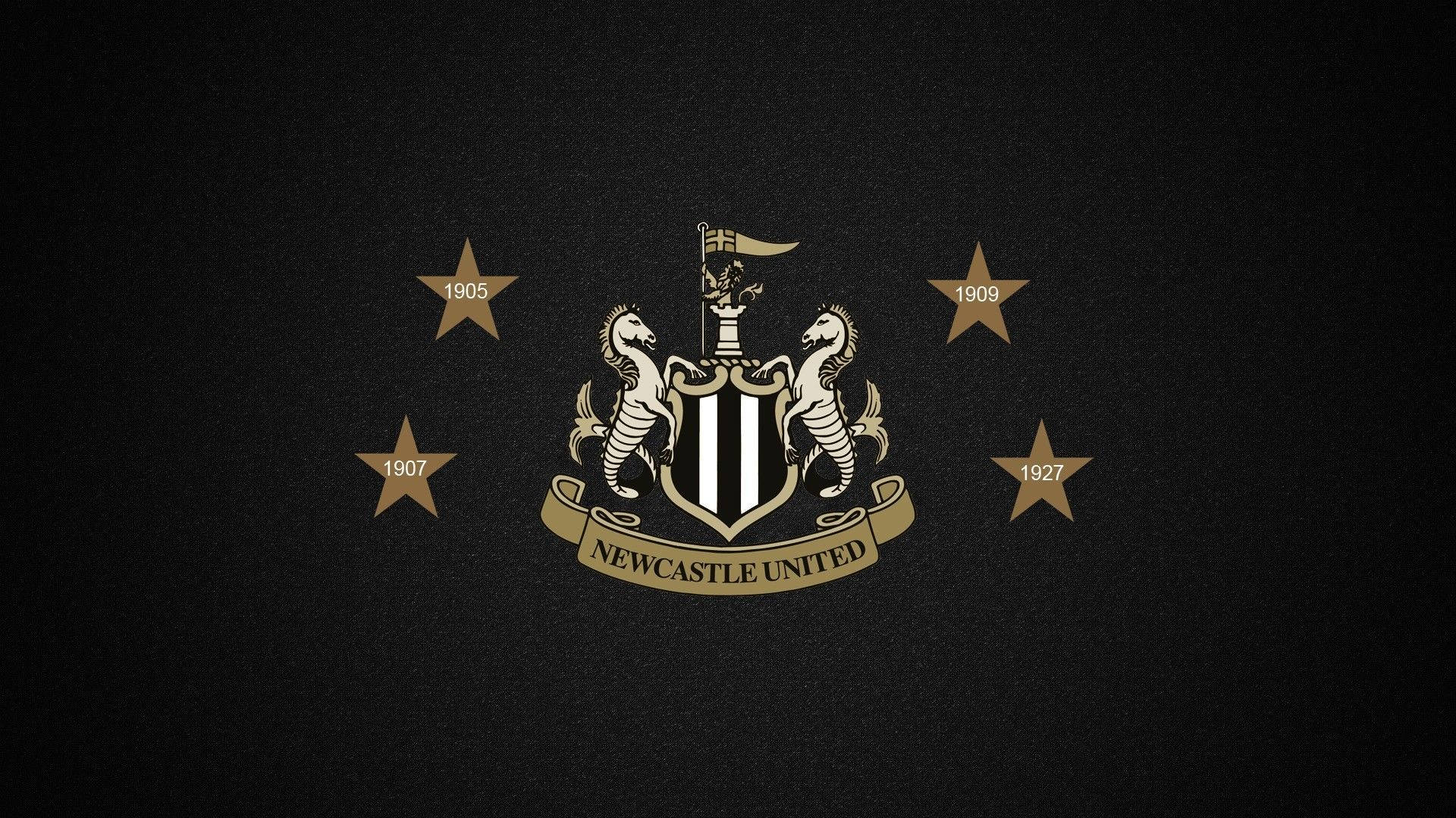 Newcastle United Fc Fancy Logo Background