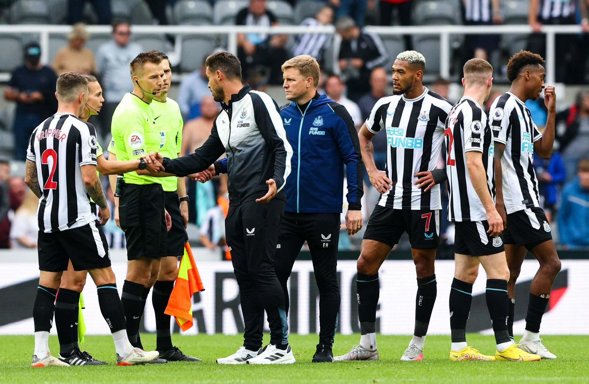 Newcastle United Fc Players, Coaches, And Referees