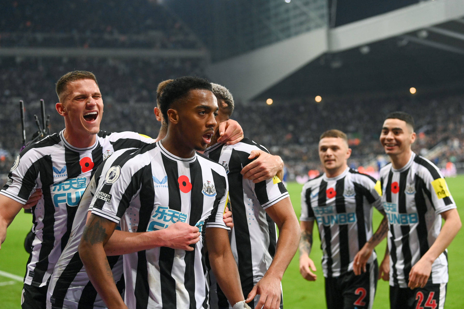 Newcastle United Fc Players Happy