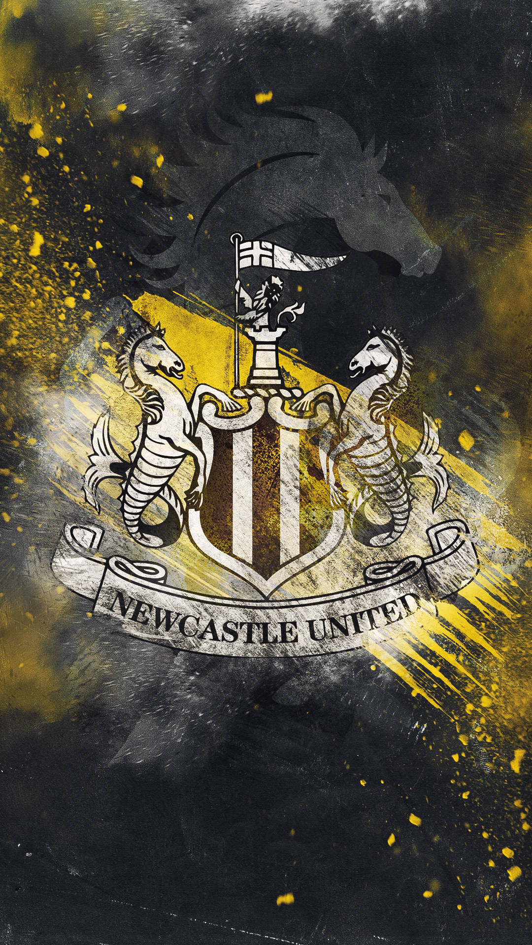 Newcastle United Fc Yellow Splash