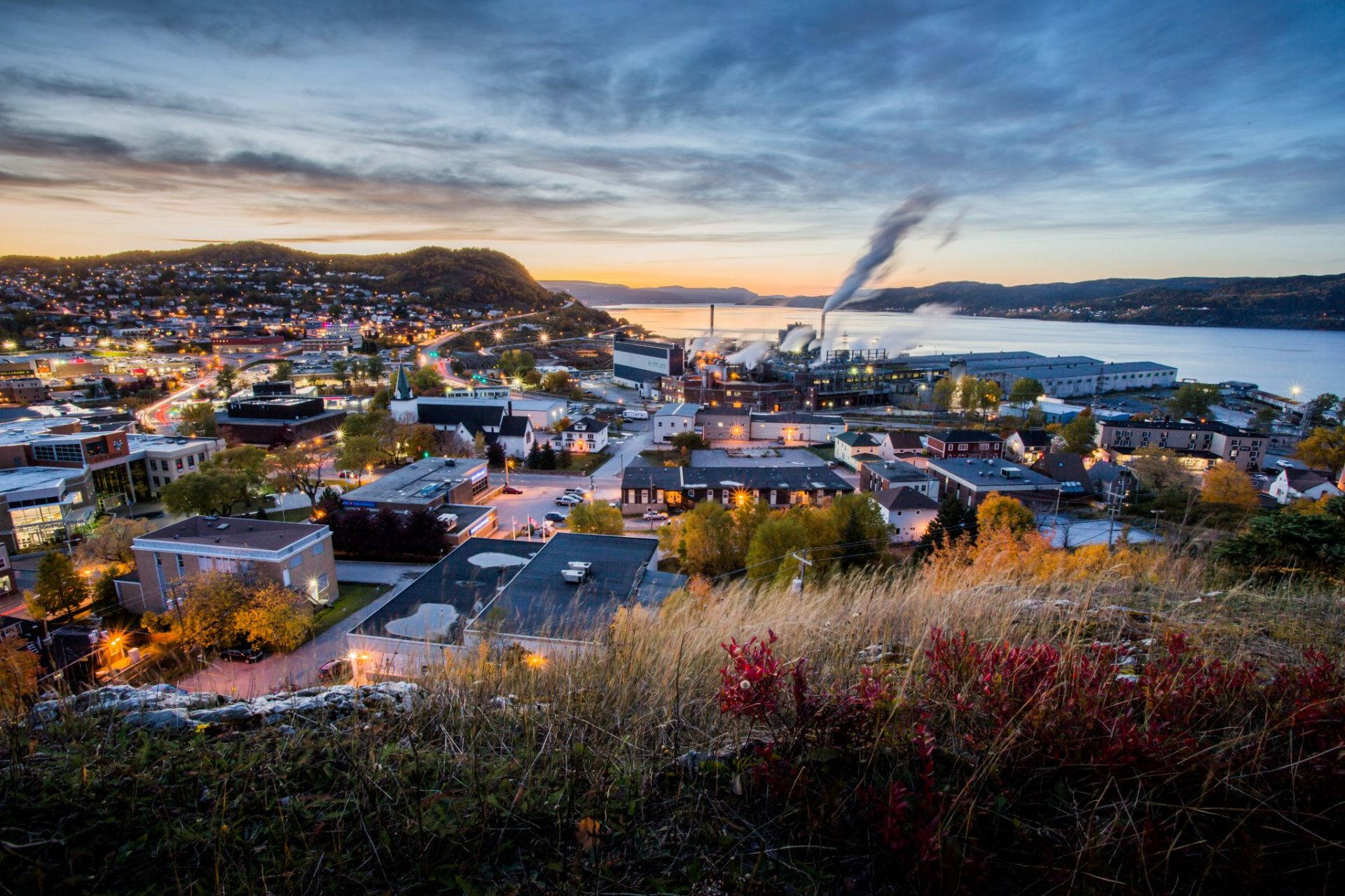 Newfoundland's Cityscape In The Afternoon Background