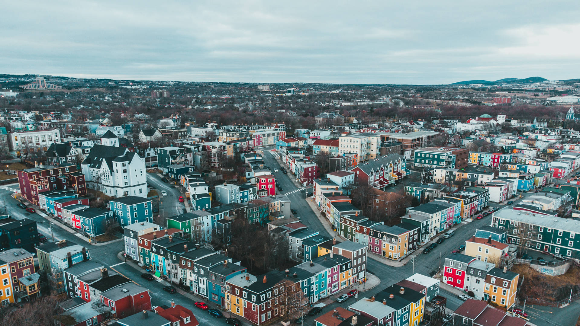 Newfoundland's Cityscape Background