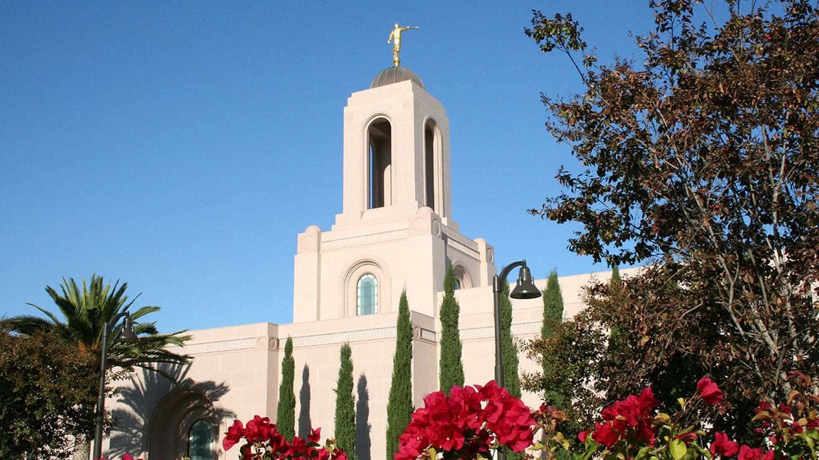 Newport Beach Mormon Temple Background