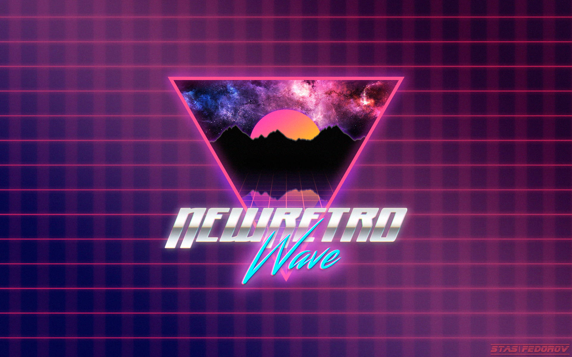 Newretrowave Purple Aesthetic Tumblr Laptop Background