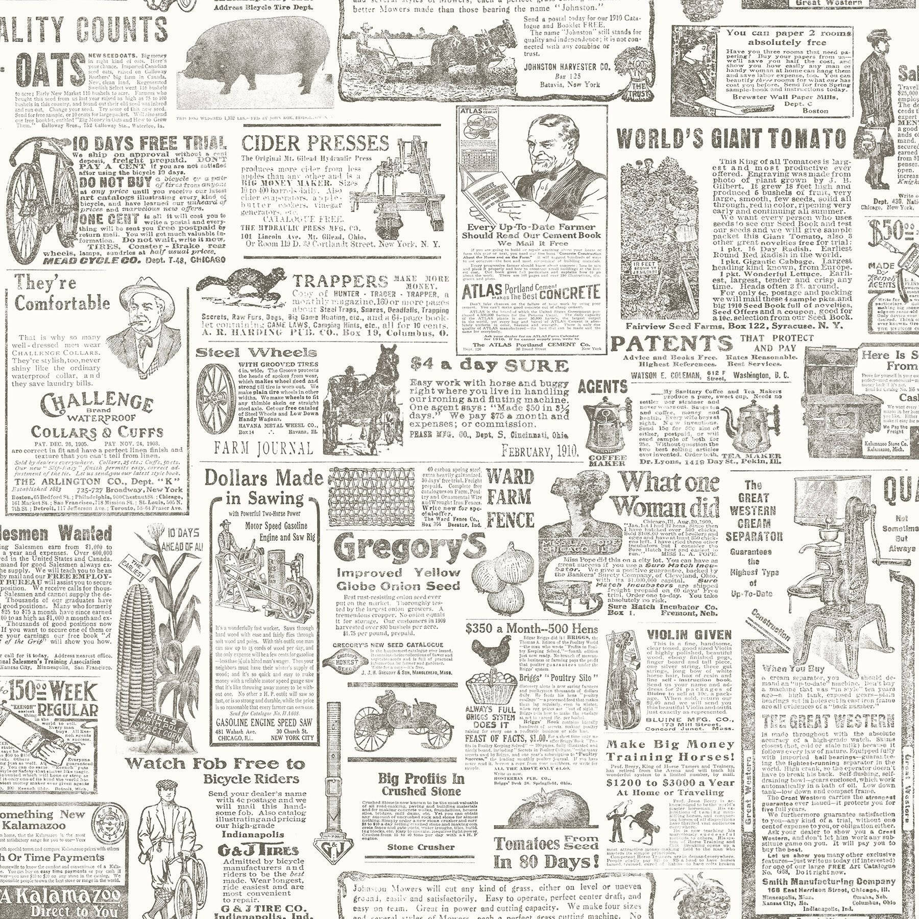 Newspaper Aesthetic Headlines And Illustrations