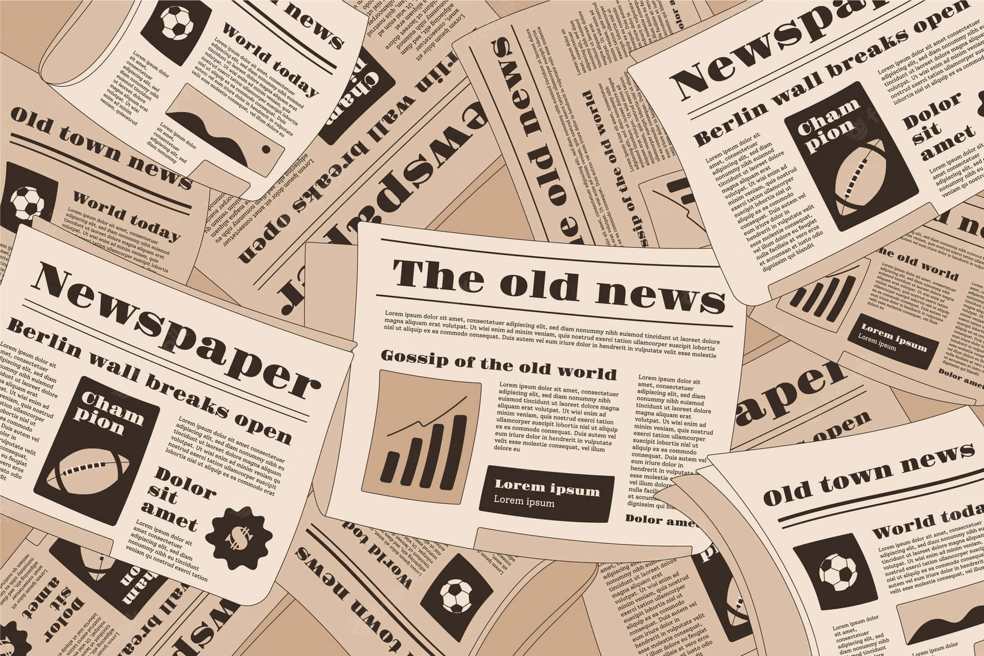 Newspaper Printing Press Background