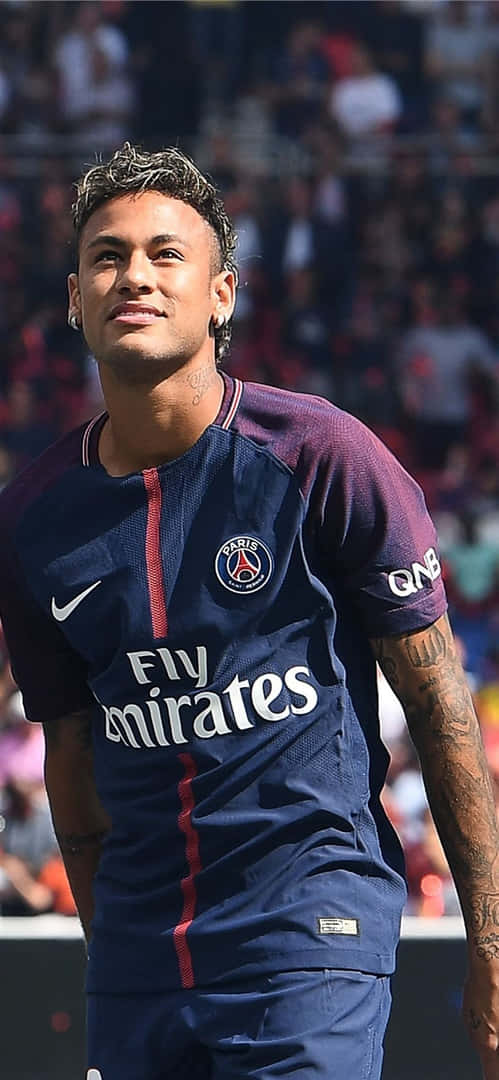 Neymar In Action Background