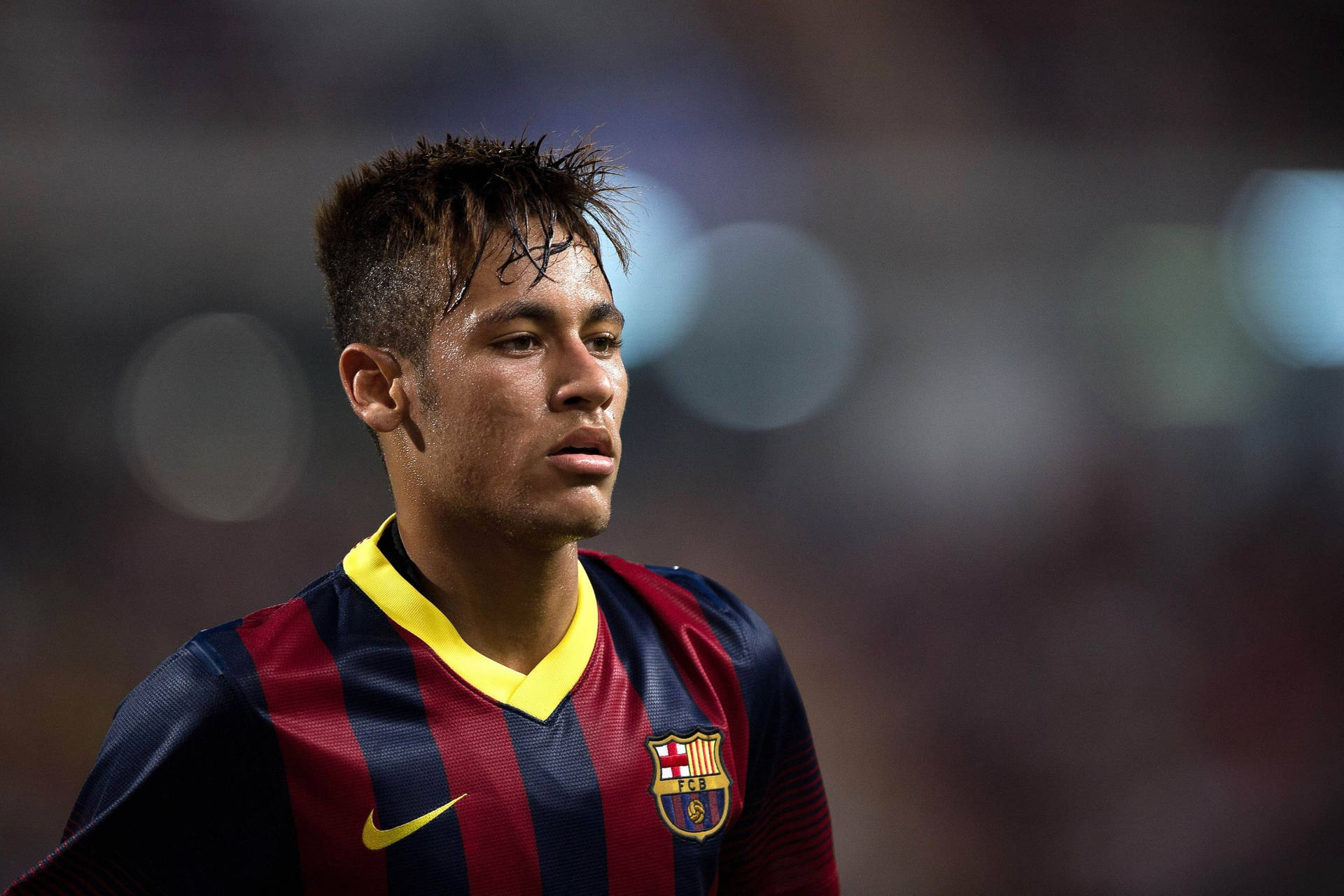 Neymar Jr. In Action - High Definition 4k Wallpaper Background
