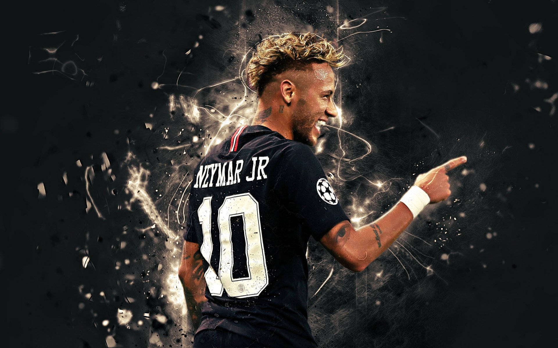 Neymar Jr Winning Point Background