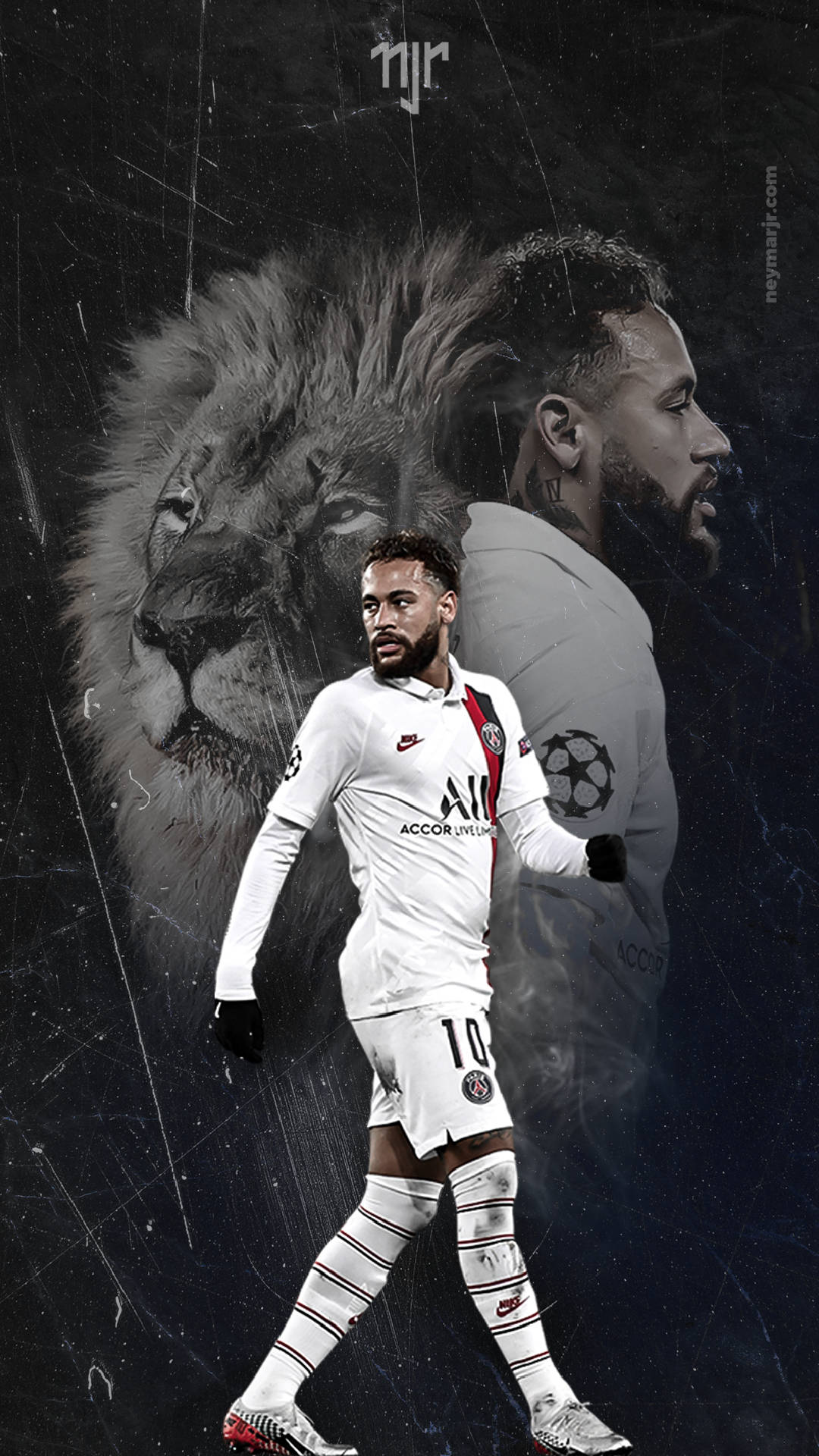 Neymar Paris Saint Germain Lion Background