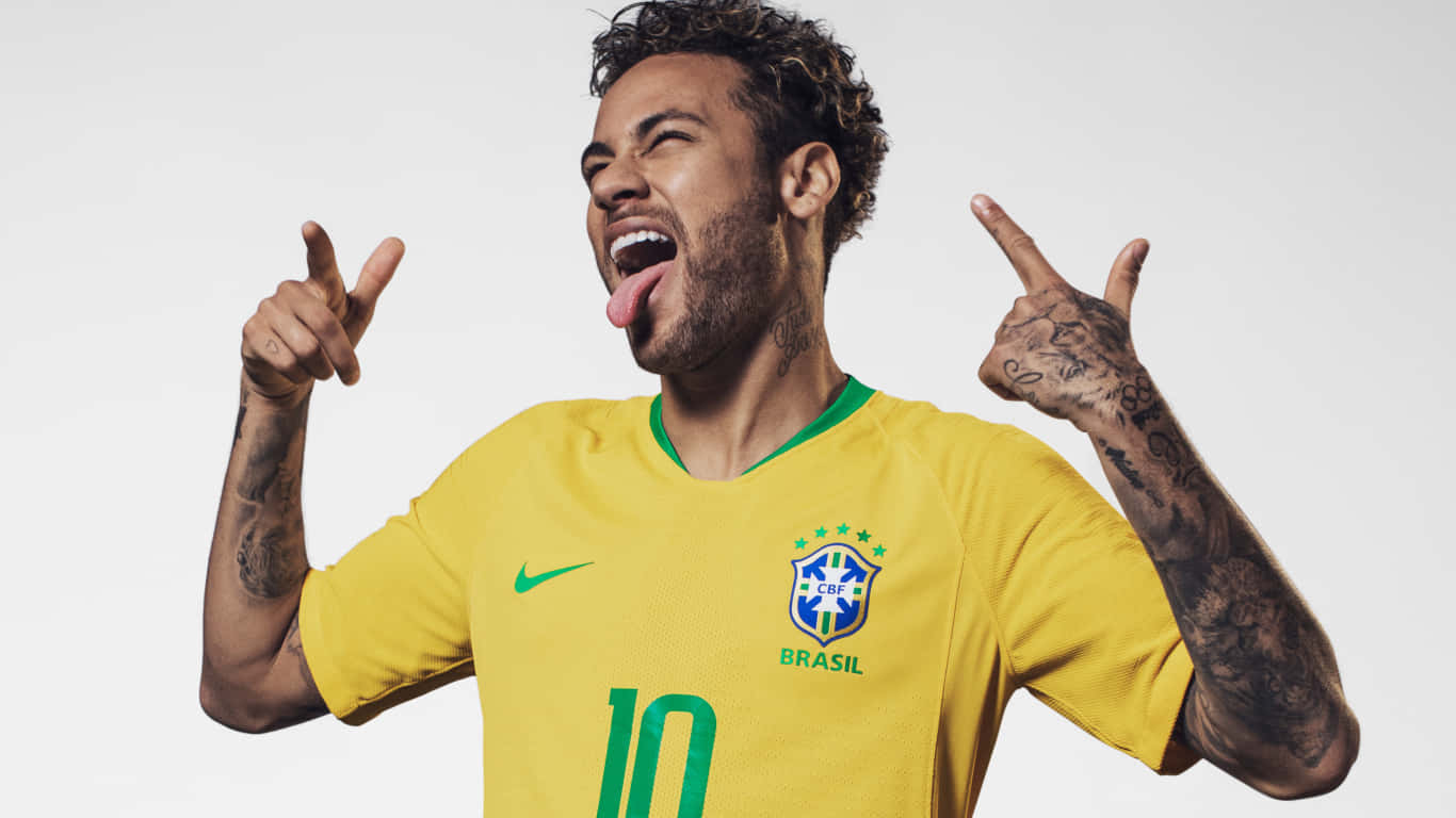 Neymar Tongue Out