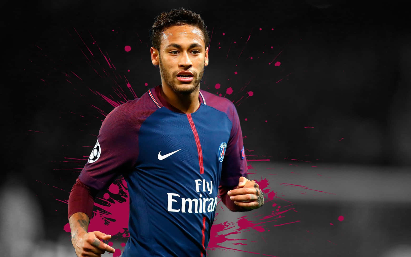 Neymar Ultra Hd Paris Saint-germain Player Background