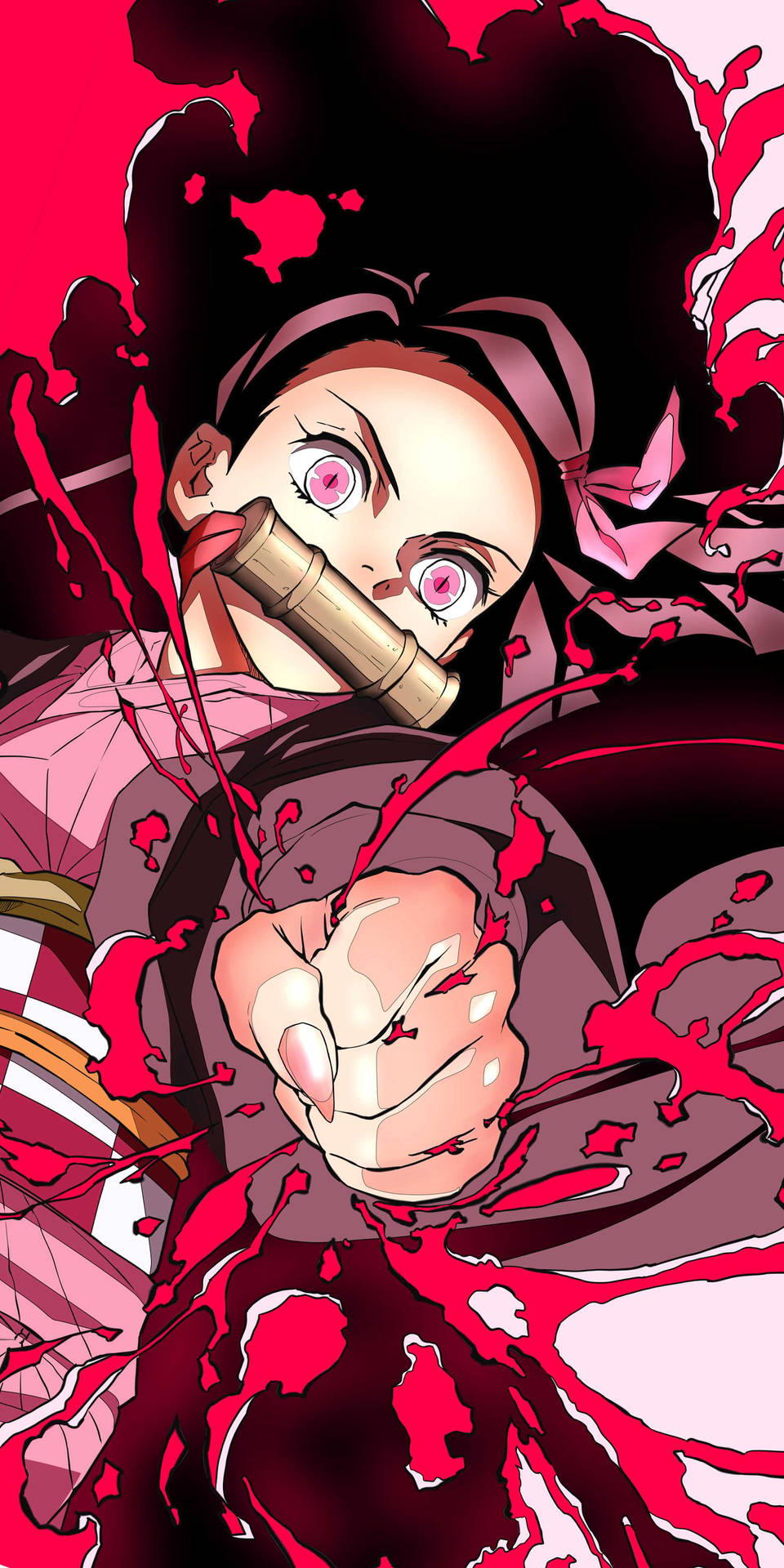 Nezuko Blood Demon Slayer Iphone Background