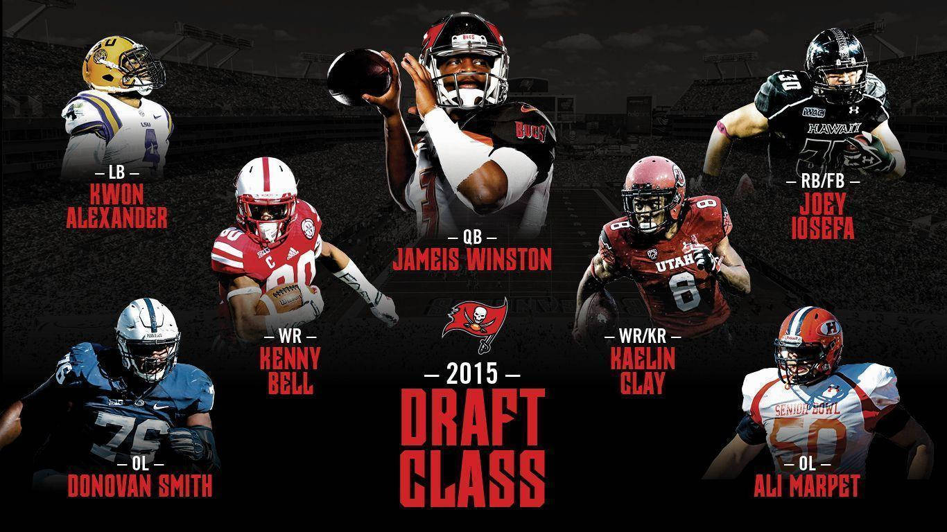 Nfl 2015 Draft Class In Action Background