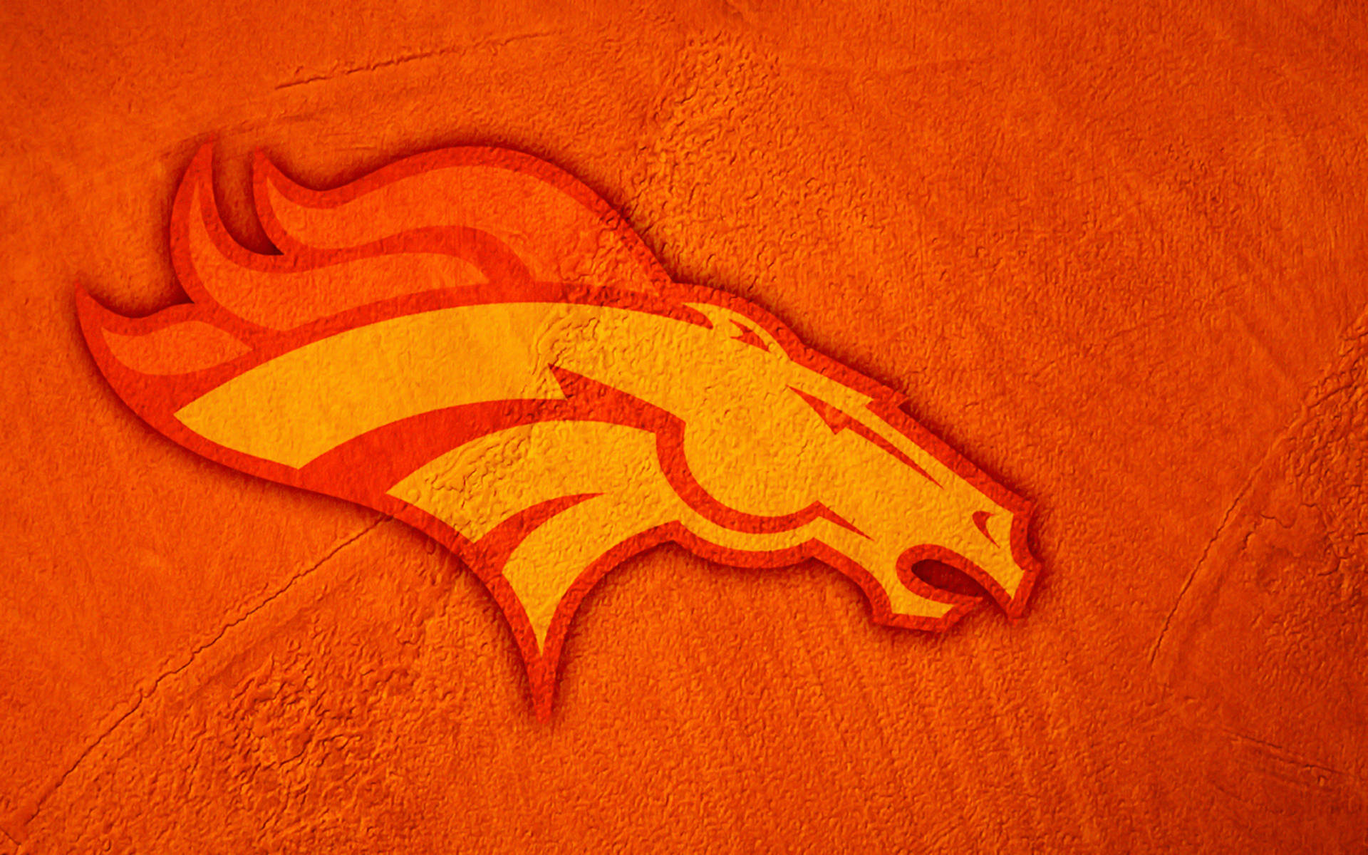 Nfl Broncos Logo Orange Hue