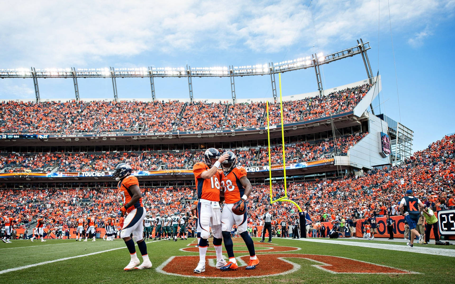 Nfl Broncos Stadium Walk Background