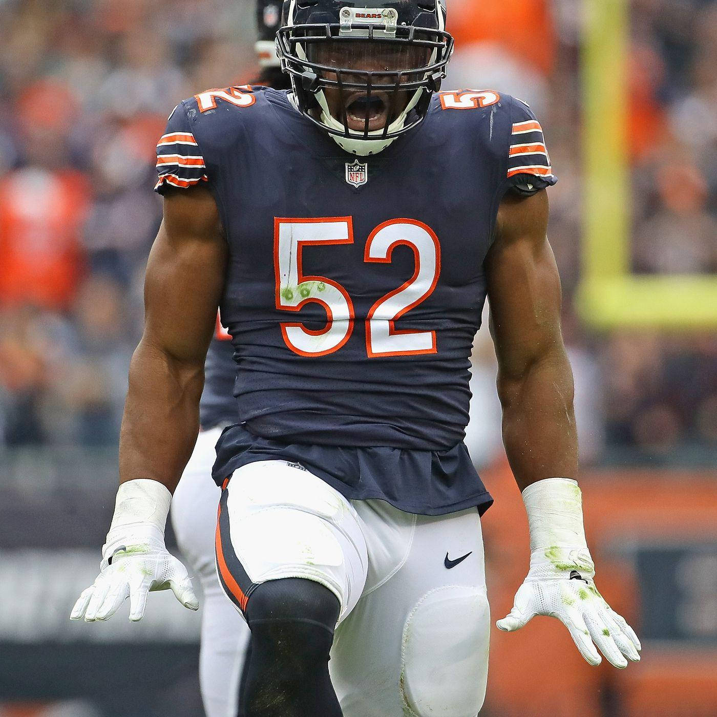 Nfl Chicago Bears Linebacker Khalil Mack Background