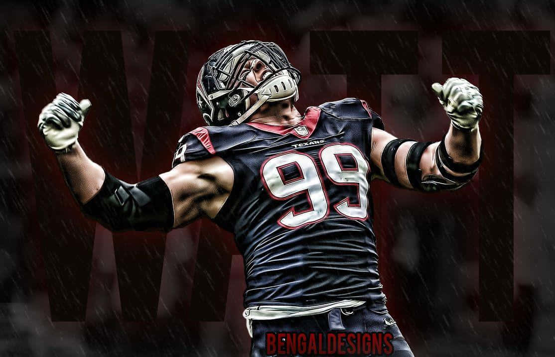 Nfl Defensive End Jj Watt Background