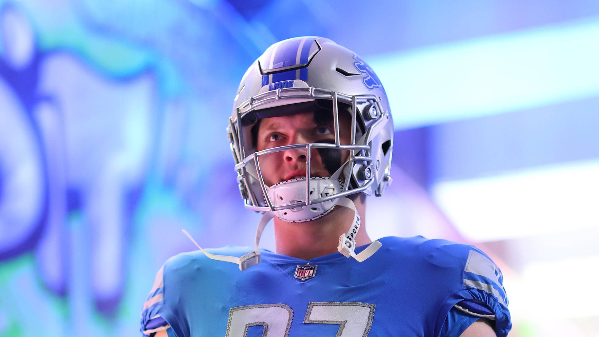 Nfl Detroit Lions Defensive End Aidan Hutchinson Background