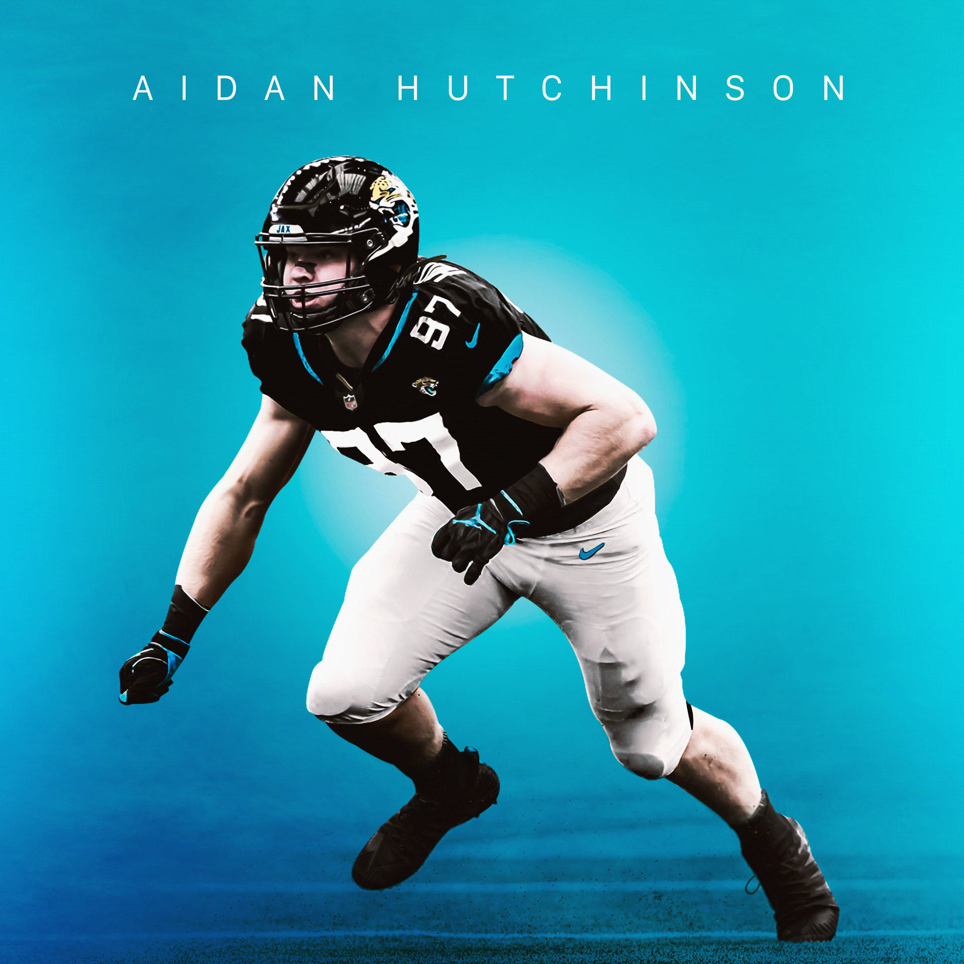 Nfl Detroit Lions Player Aidan Hutchinson Background