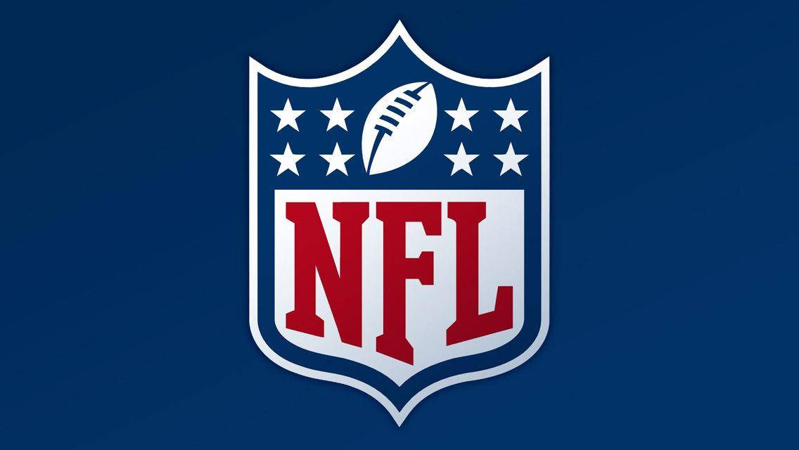 Nfl Football Logo On Blue Background