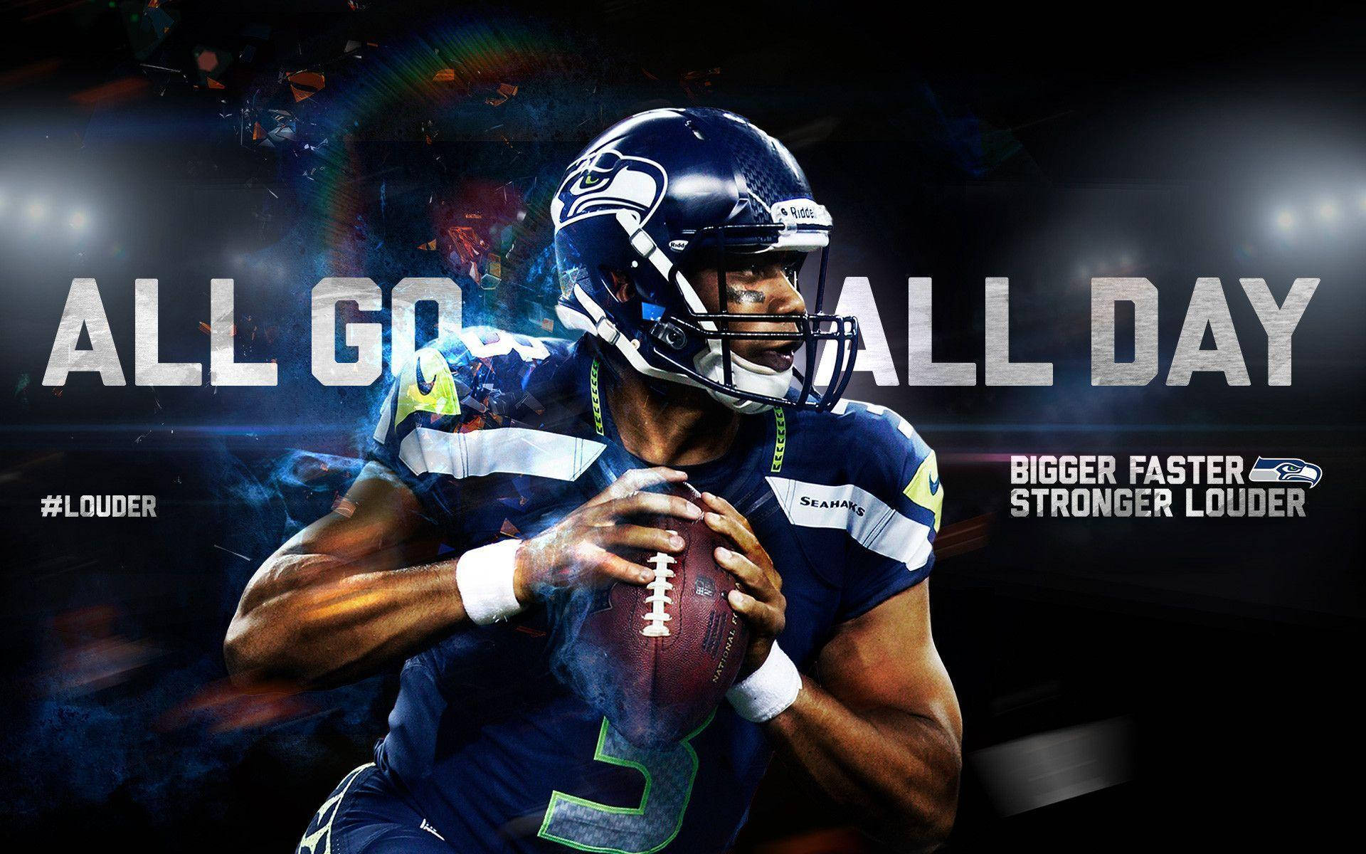 Nfl Football Player Russell Wilson Background