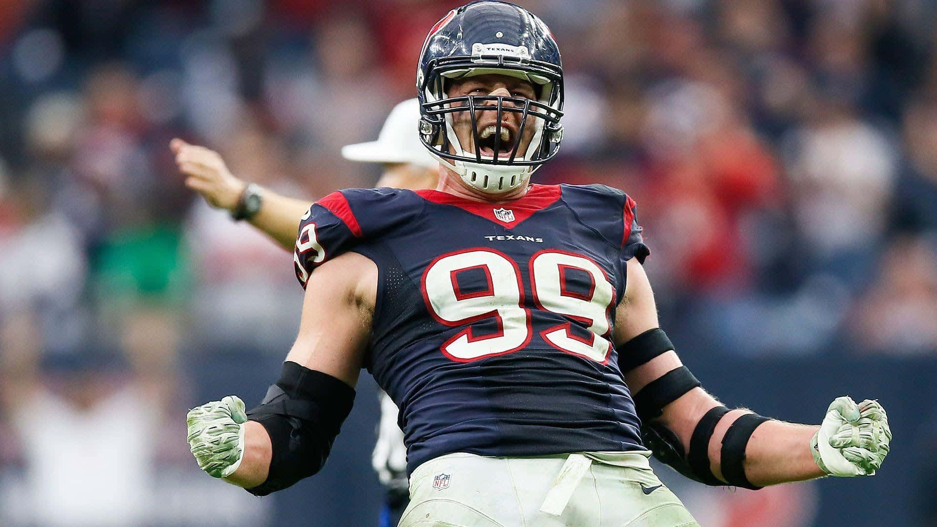 Nfl Football Star J.j. Watt Background