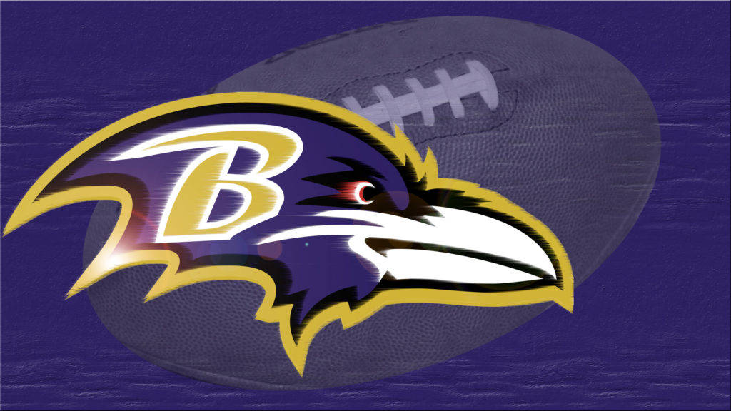 Nfl Football Team Baltimore Ravens Logo Background