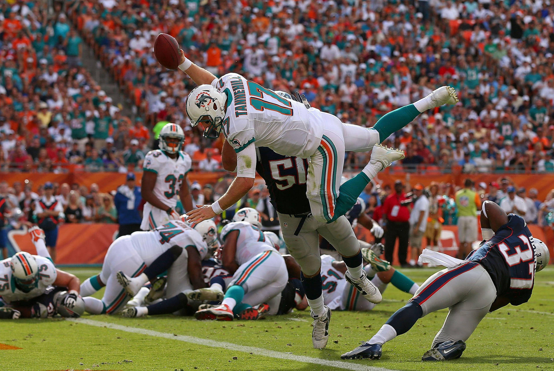 Nfl Game Miami Dolphins Versus Cleveland Browns