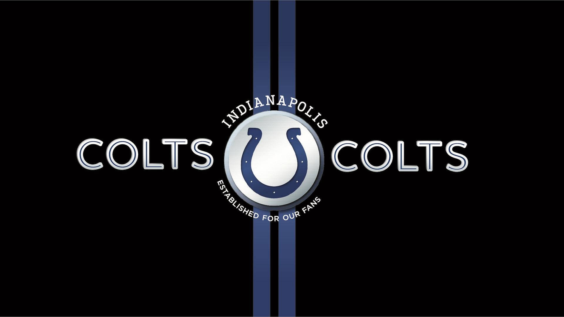 Nfl Indianapolis Colts Fans Club Logo Background