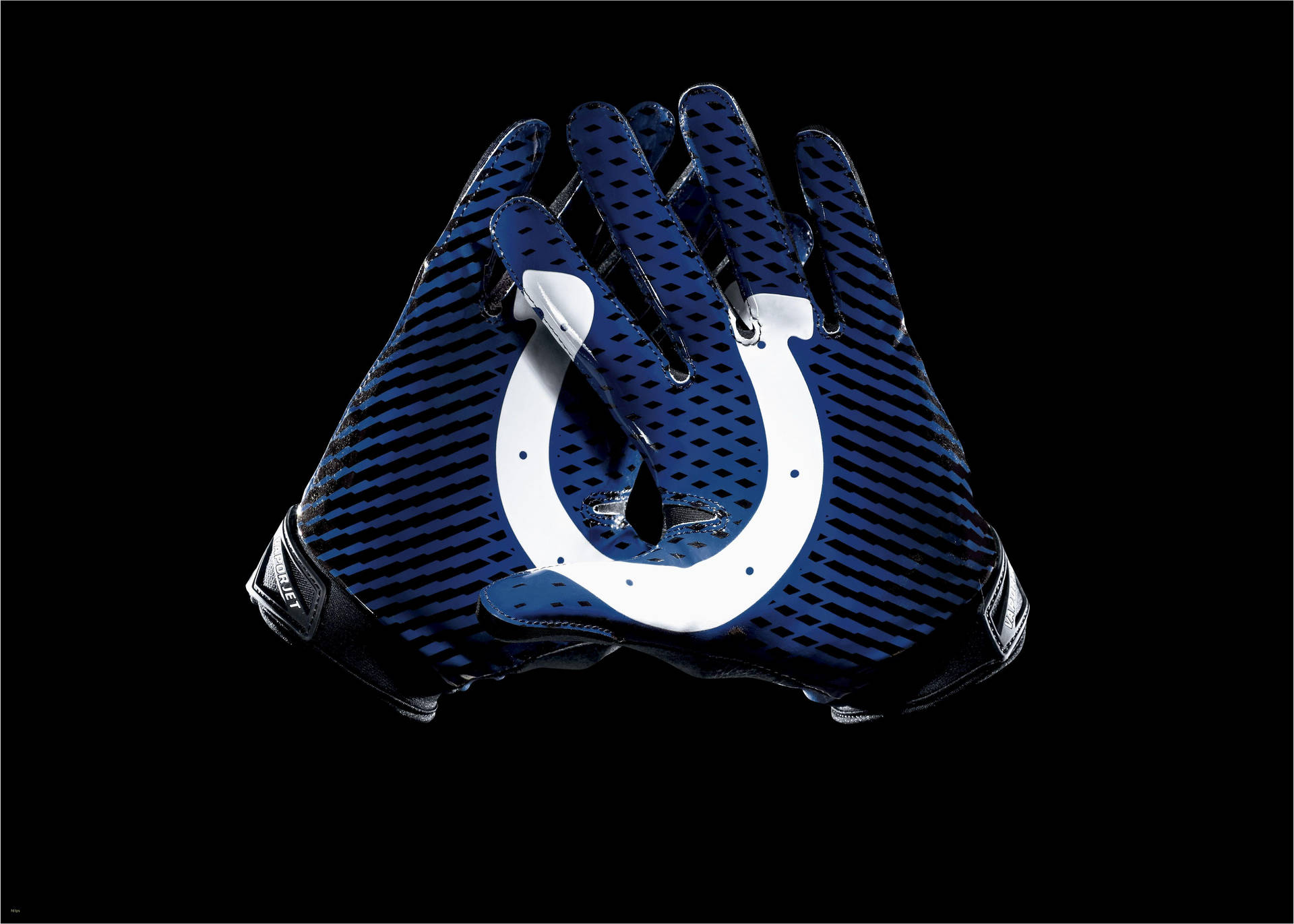 Nfl Indianapolis Colts Football Gloves Logo Background