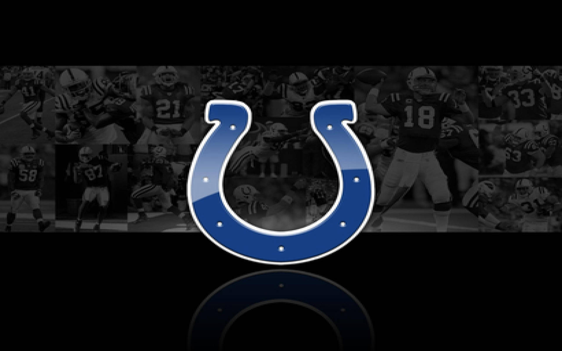 Nfl Indianapolis Colts Horseshoe Logo Background